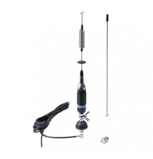 Antena Cb Pni S75 Cu Fluture, Cu Montura, Cablu Si Mufa Pl