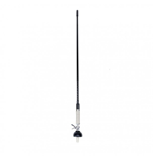 Antena Cb Pni S60 Cu Fluture, Lungime 59 Cm, Cu Montura, Cablu Si Mufa Pl259, Fibra De Sticla