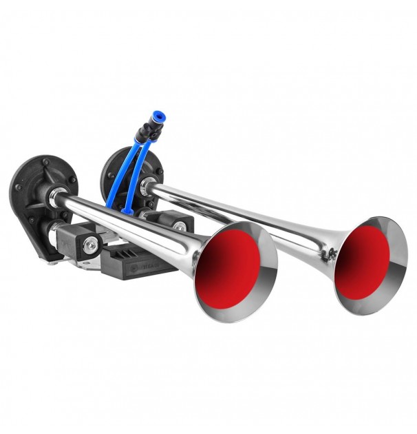 Claxon Camion Crom Cu 2 Goarne, Melodic, Fast & Slow, 24V 1A