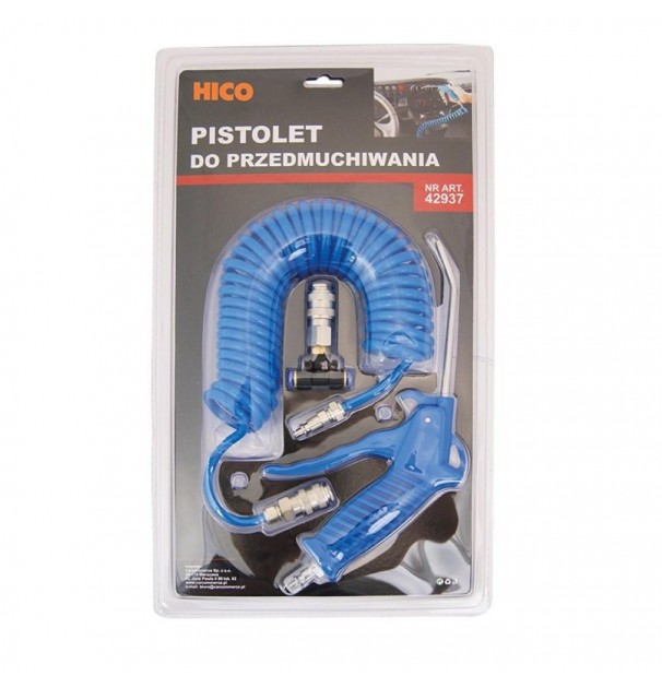 Pistol Aer Pentru Curatarea Cabinei Albastru Diametru 6Mm Hico