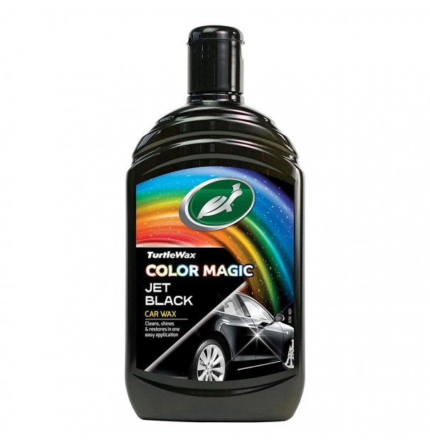 Pasta Polish 3 In 1 Color Magic Jet Black Wax 500Ml Turtle Wax