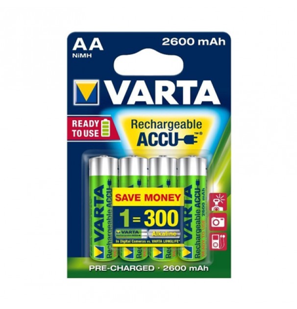 Acumulator Aa 2600mah Blister 4 Buc Varta