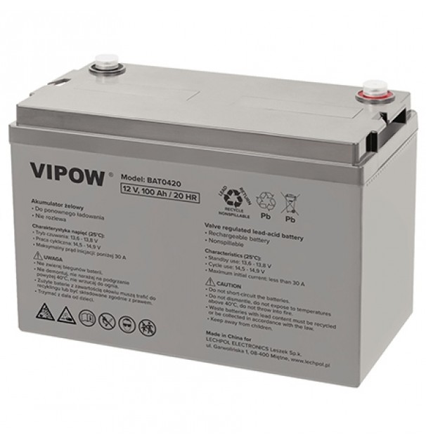 Acumulator Gel 12v 100ah Vipow