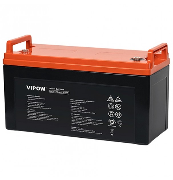 Acumulator Gel 12v 120ah Vipow