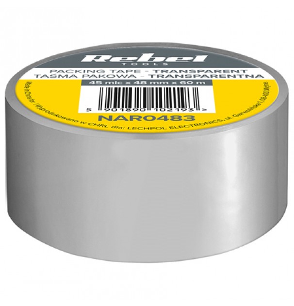 Banda Adeziva Ambalare 45 Mic X 48 Mm X 60 M Rebel