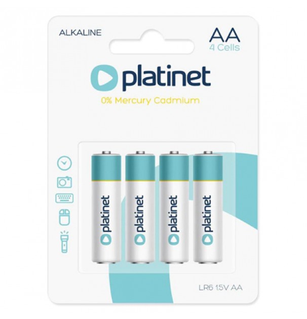 Baterie Alcalina Lr06 Blister 4 Buc Platinet