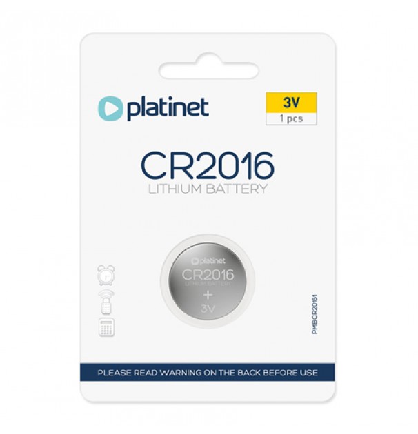 Baterie Cr2016 Blister 1 Buc Platinet