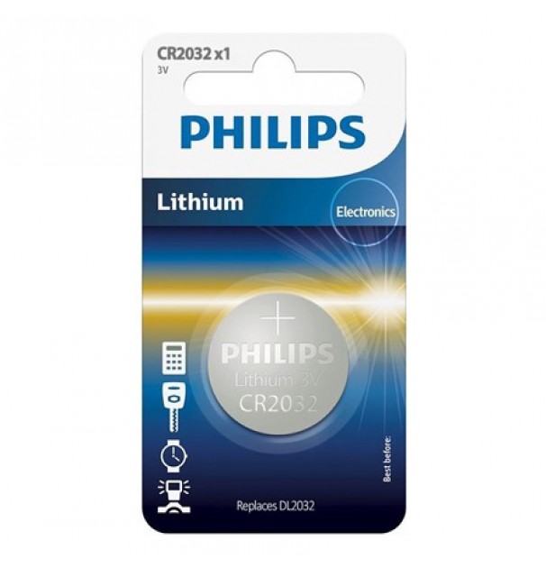 Baterie Lithium Cr2032 Blister 1 Buc Philips