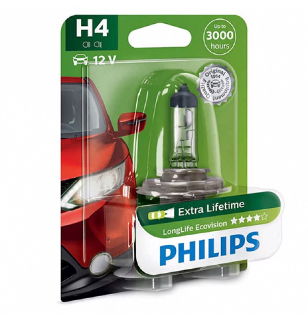 Bec Auto H4 Longlife Ecovision Philips