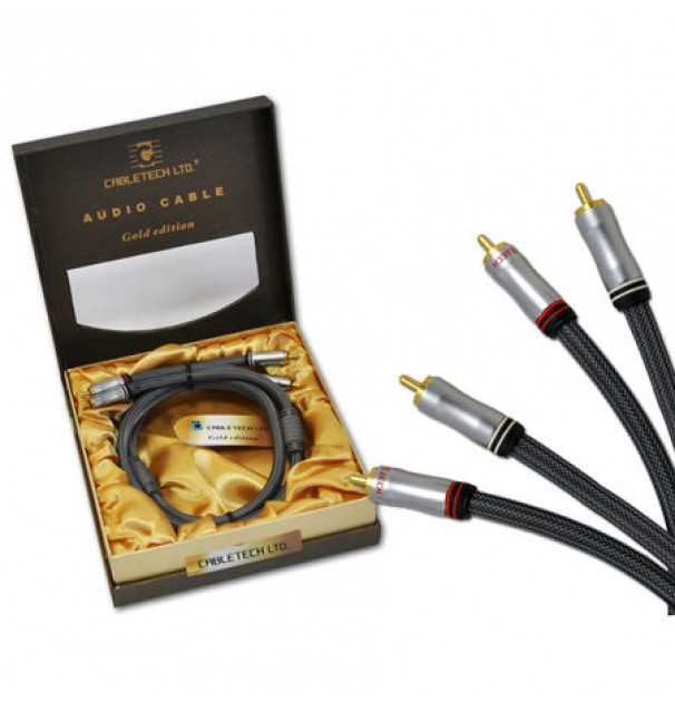 Cablu 2rca-2rca 1m Audio Gold Edition