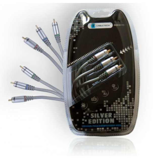 Cablu 3rca-3rca 1.8m Silver Edition