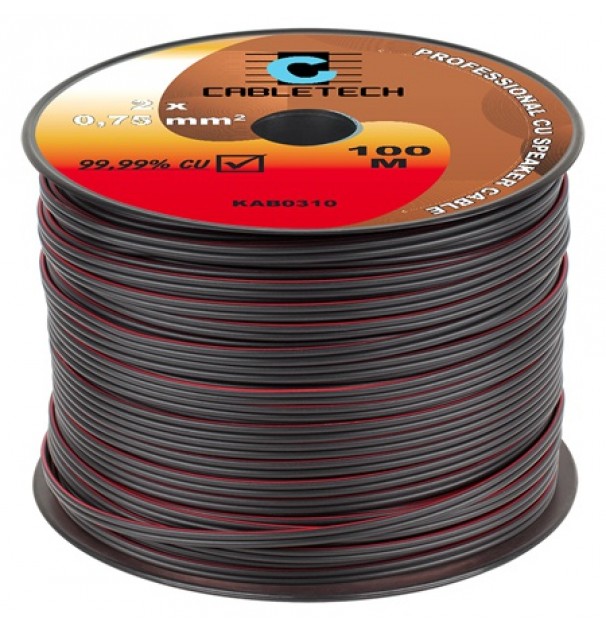 Cablu Difuzor Negru 0.75mm Cu