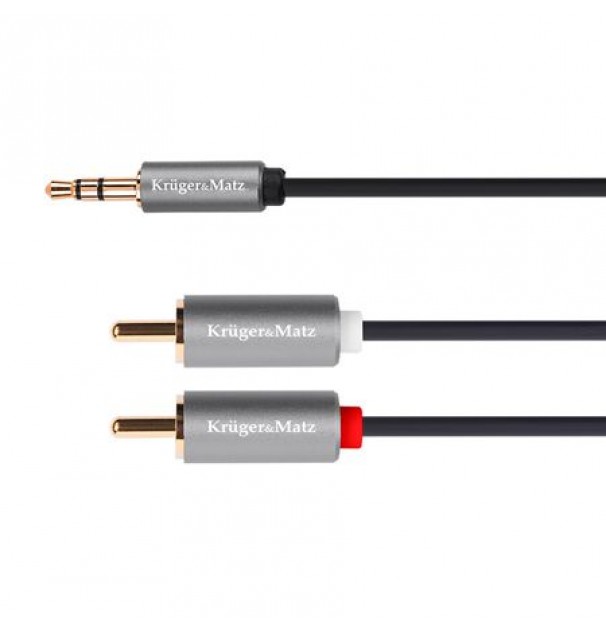 Cablu Jack 3.5 - 2rca 10m Basic K&m