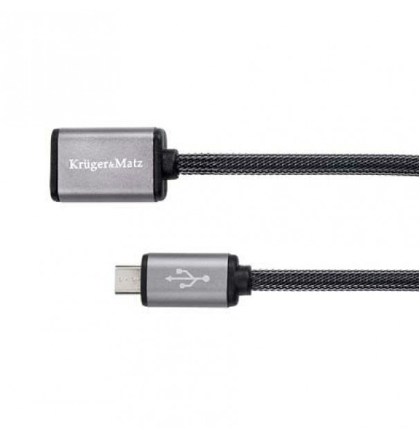 Cablu Prelungitor Usb-micro Usb 0.2m Kruger&m