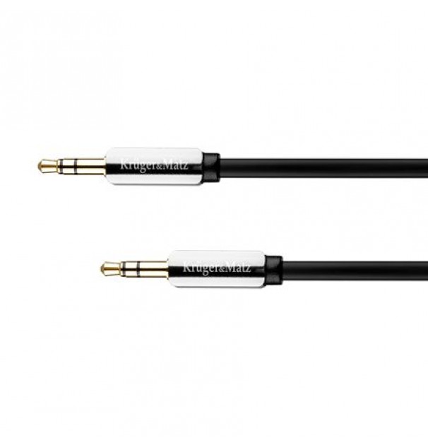 Cablu Stereo 3.5 Tata - Tata 1.5m Blister K&m
