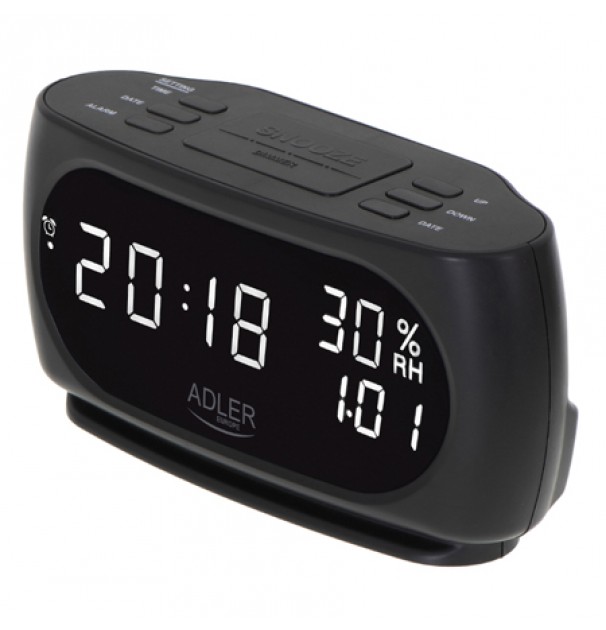 Ceas Alarma Cu Afisare Temperatura Si Umiditate Adler Ceas Alarma Cu Afisare Temperatura Si Umiditate Adler