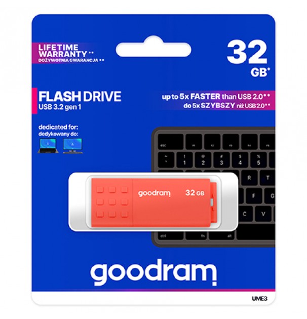 Flash Drive 32gb Usb 2.0 Ume3 Goodram