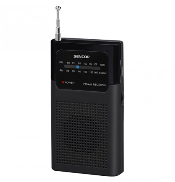 Mini Radio Portabil Negru Sencor