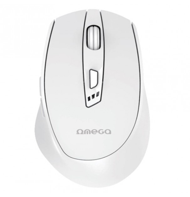 Mouse Wireless Reincarcabil Usb-c Alb Omega