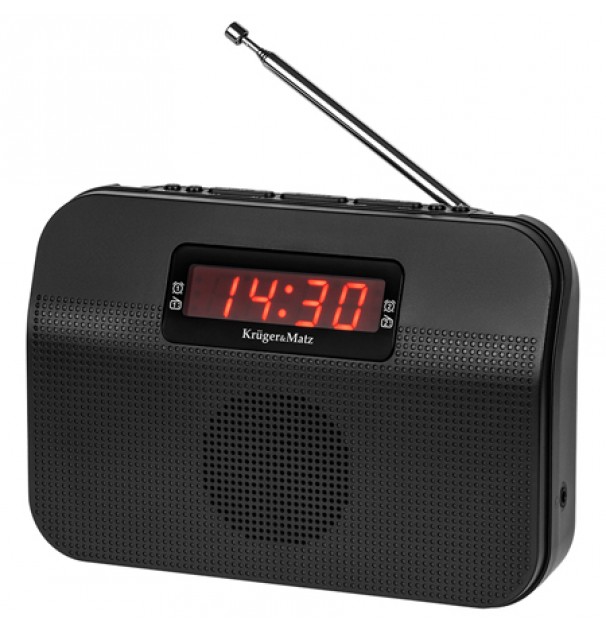 Radio Am Fm Portabil Cu Alarma Kruger&matz Radio Am Fm Portabil Cu Alarma Kruger&matz