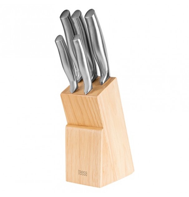 Set 5 Cutite In Bloc Lemn Teesa
