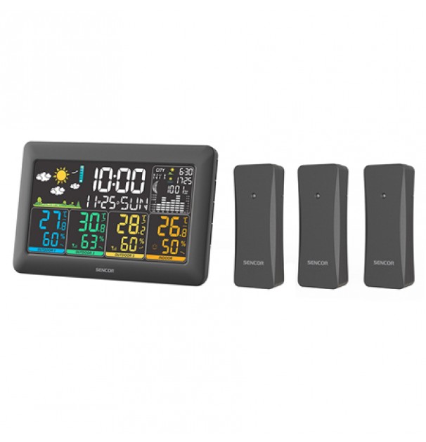 Statie Meteo 3 Senzori Wireless Sws 6300 Sencor