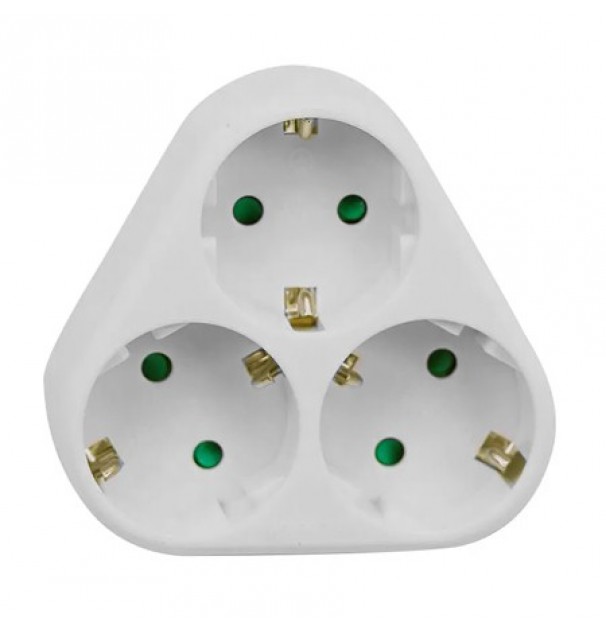 Adaptor 3 Prize 3x16a Max 3680w 230v