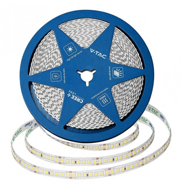 Banda Led 8mm 12w/m 24v Ip20 Rola 10m 6500k Cip Cree