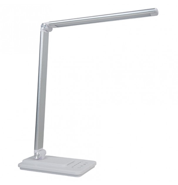 Lampa Birou Smart Cu Acumulator 8w 3in1 Incarcare Wireless- Alb