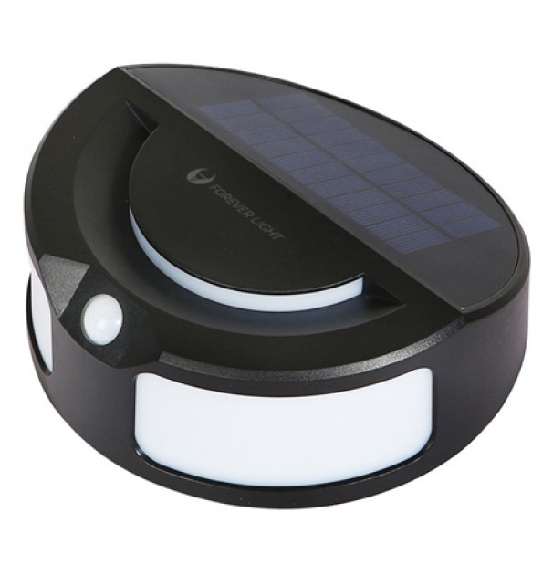 Lampa Led 3000k Cu Incarcare Solara Si Senzor De Miscare 6w 300lm