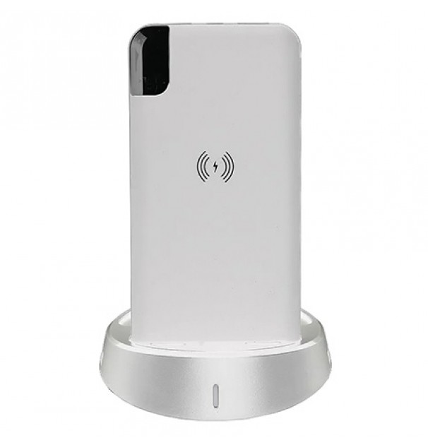 Power Bank 8000mah Incarcare Wireless - Alb