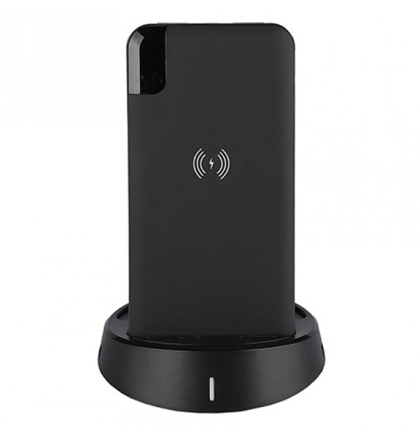 Power Bank 8000mah Incarcare Wireless - Albastru