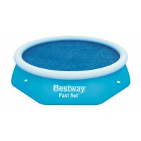 Piscina gonflabila Bestway Fast Set, dimensiune 2.44m x 66 cm,instalare rapida