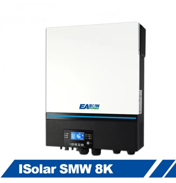 Invertor solar EASUN SMW 8kW Hibrid/off grid Functie Paralel 48V 2xMPPT 120A WiFi