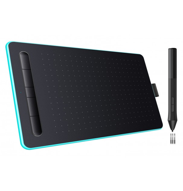 Tableta grafica WP, compatibilitate cu Windows, MacOS si Android, OTG, 8192 niveluri presiune, include 3 varfuri, albastru