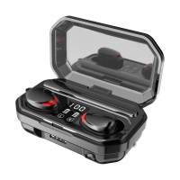 Casca Audio M15 In-Ear, baterie 2000 mAh, Bluetooth TWS 5.1, Pairing automat,Touch Control, True Wireless, Black