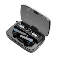 Casca Audio M19 In-Ear, baterie 2000 mAh, Bluetooth TWS 5.1, Pairing automat,Touch Control, True Wireless, Black