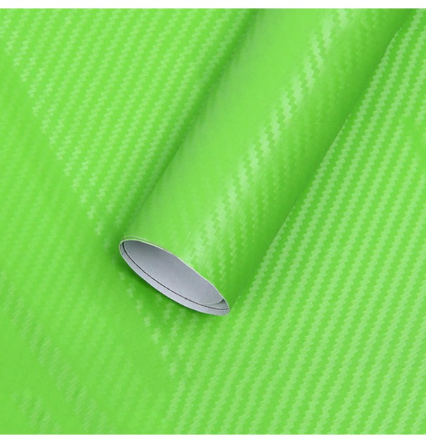 Folie Colantare Auto Carbon 3D - Verde (3M X 1,27M)