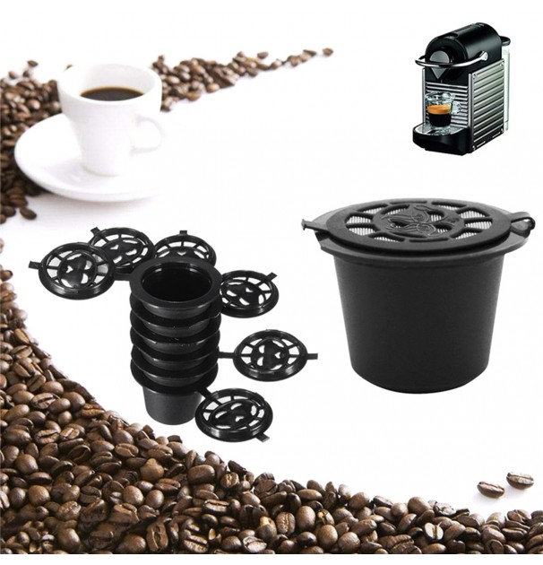 Set 5 Capsule Reutilizabile Pentru Aparatele De Cafea Nespresso (Espressoare Nespresso)