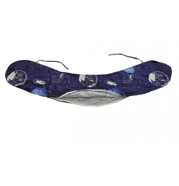 Husa Aditionala Pentru Perna 3 In 1 Somnart De Gravida Si Alaptare, Model Cosmos