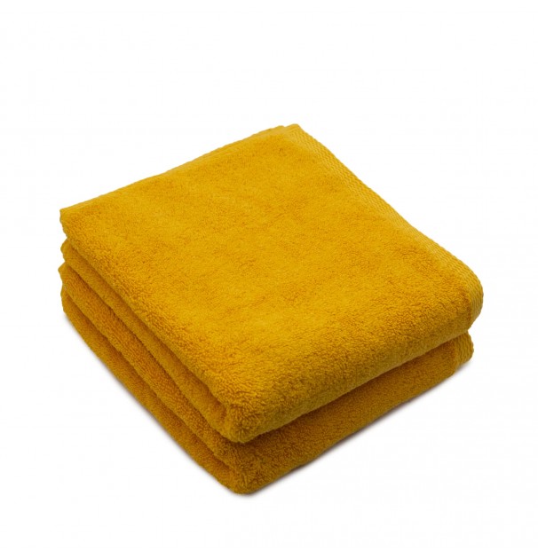 Set 2 Prosoape De Fata Bumbac 100%, 600Gsm, Somnart, 50X90Cm, Galben