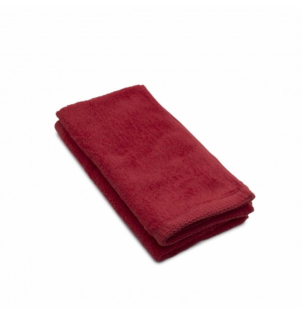 Set 2 Prosoape Maini Bumbac 100%, 600Gsm, Somnart, 30X50Cm, Rosu