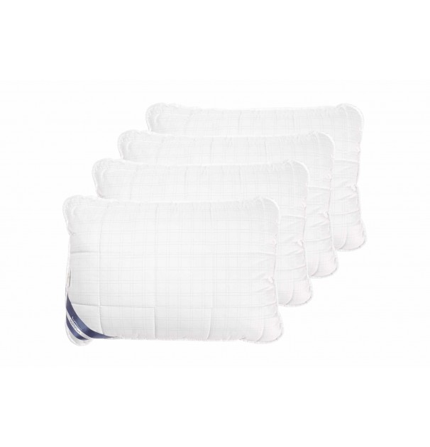 Set 4 Perne Somnart Matlasate Model Patrat 50X70 Cm, Microfibra Carbon Set 4 Perne Somnart Matlasate Model Patrat 50X70 Cm, Microfibra Carbon