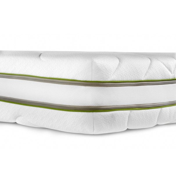 Husa Saltea Somnart 90X200X20 Cm, Sistem De Aerisire 3D, Lavabila, Cu Fermoar, Manere