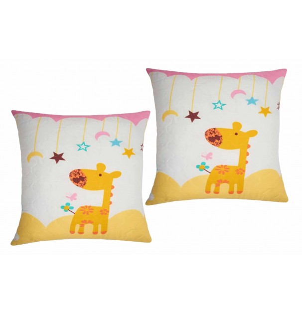 Set 2 Perne Somnart Animals, 70X70 Cm, Microfibra