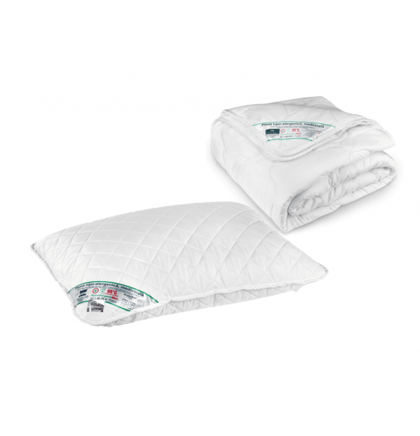 Set Baby Hypoallergenicmed - Perna 40X60 Cm Si Pilota 100X140 Cm Hipoalergenica Pentru Bebelusi