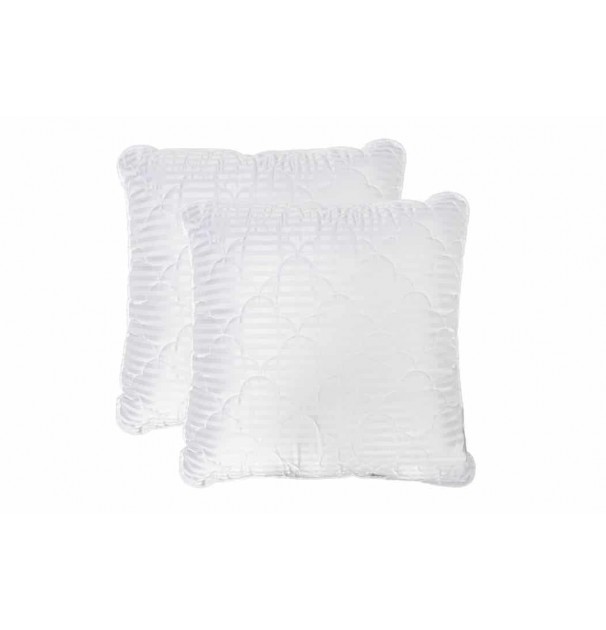 Set 2 Perne Matlasate Microfibra Striata 70X70 Cm