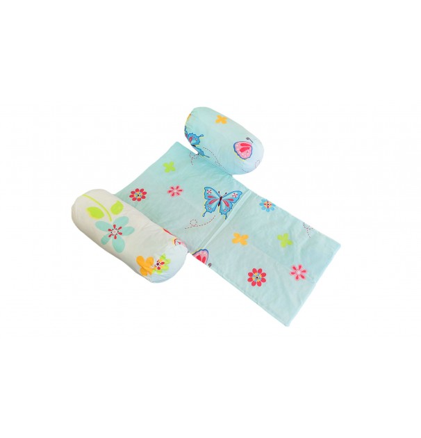 Suport De Siguranta Somnart Cu Paturica Impermeabila Pentru Bebelusi, Fluturi