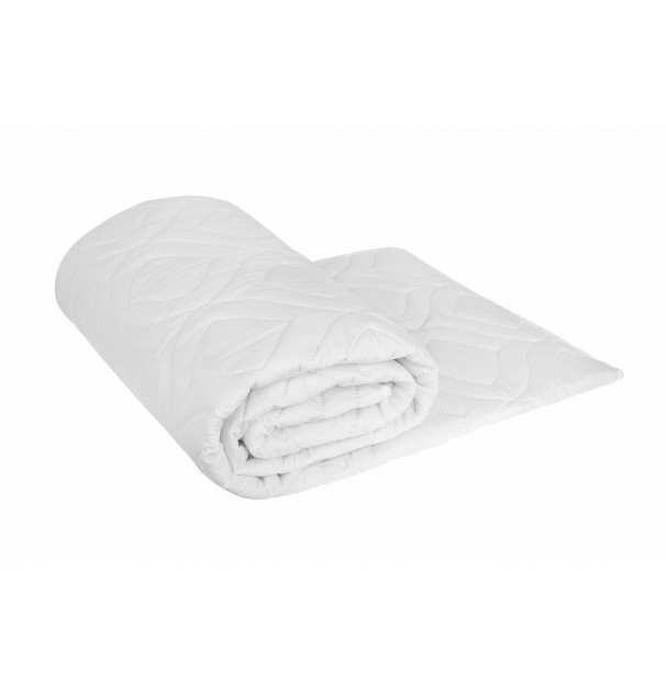 Pilota Matlasata Ultrasleep Somnart, 150X200 Cm, 250 G/mp, Microfibra, Matlasare Ultrasonica, Lavabila La 90°, Alb