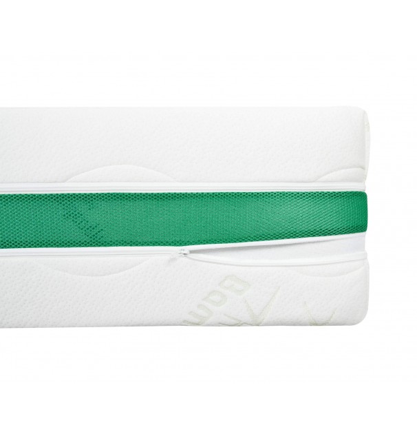 Husa Saltea 140X200X27, Bamboo, Sistem De Aerisire 3D, Matlasata,  Lavabila, Detasabila, Cu Fermoar